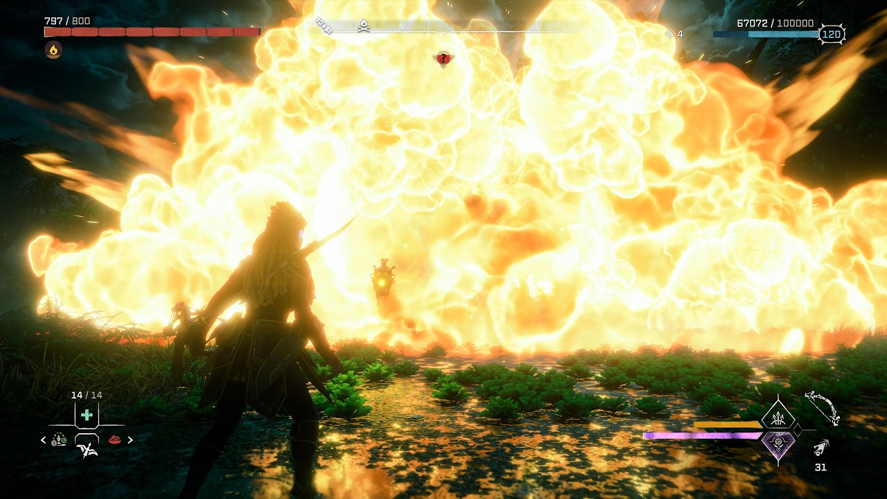 Horizon Forbidden West / PS5 Pro / Gameplay / How to fight 2 Bosses on the same battlefield