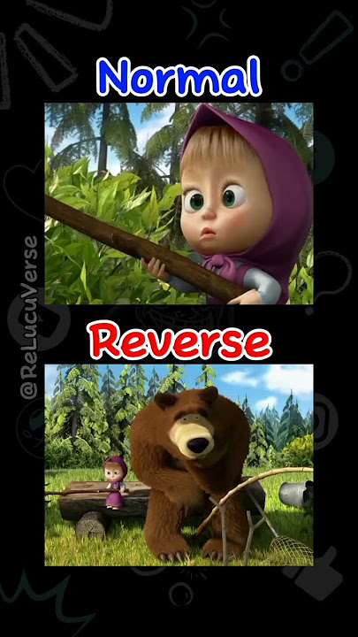 Masha Kluyut Kluyut (reverse subtitle) #shorts #reverse #lucu #memes