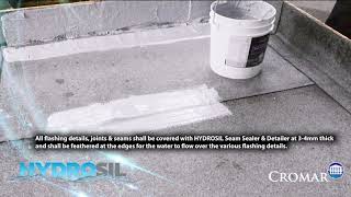 Hydrosil  professional grade 100% silicone roof coating | Application Guide