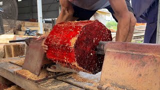 Red wood turning skills // The Most Creative ideas You've Ever Seen