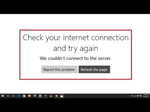 How To Fix Check Your Internet Connection & Try Again Latter Windows 10 Store Error