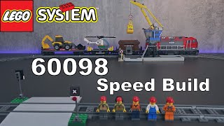 Lego City 60098 Heavy-Haul Train Speed Build 4K
