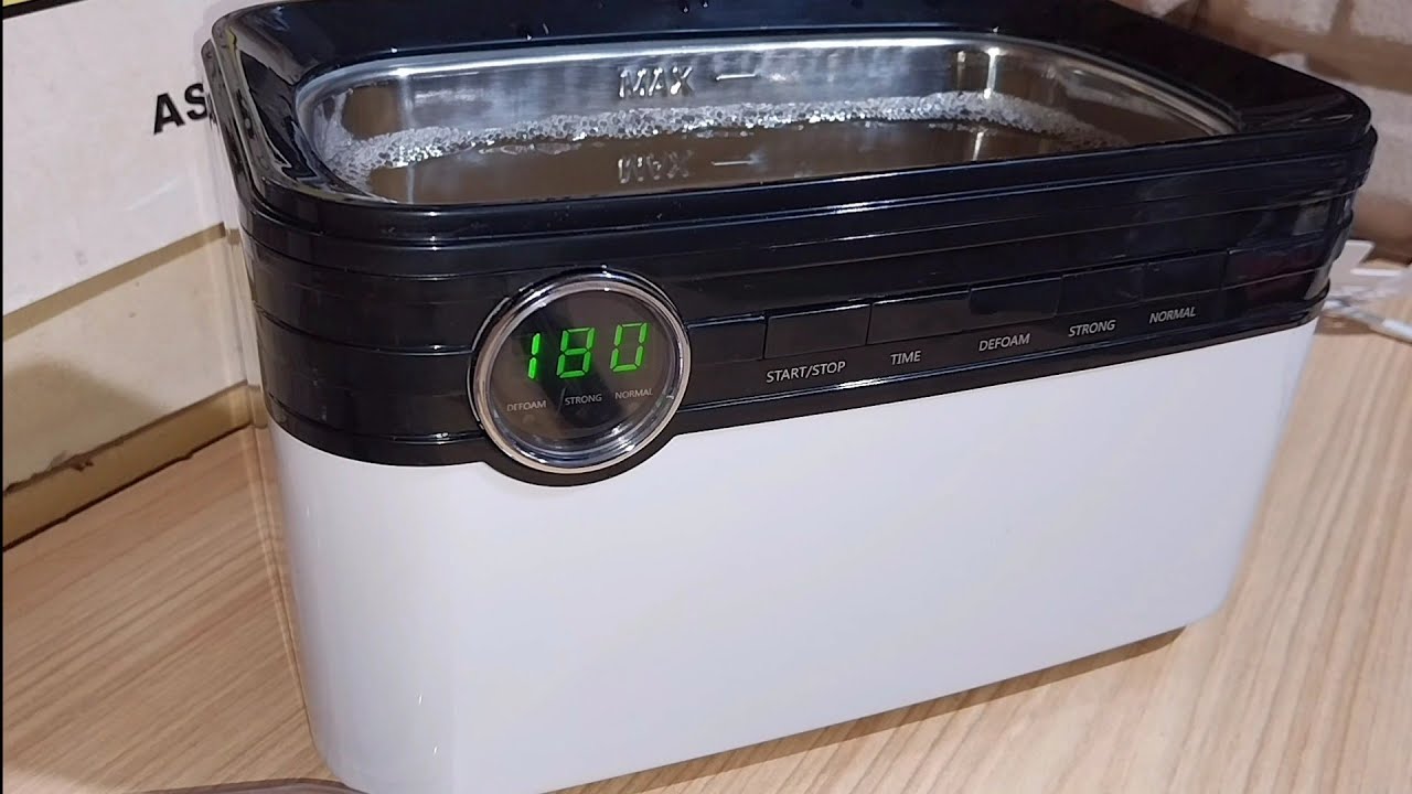 ULTRASONIC CLEANER YH5416 UN BOXING & DEMONSTATION - YouTube