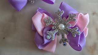 видео: Мини малышки из репсовой ленты 2.5  картинка: Мини малышки из репсовой ленты 2.5