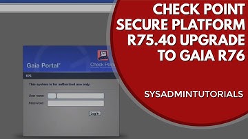 Check Point Secure Platform R75.40 Upgrade to Gaia R76
