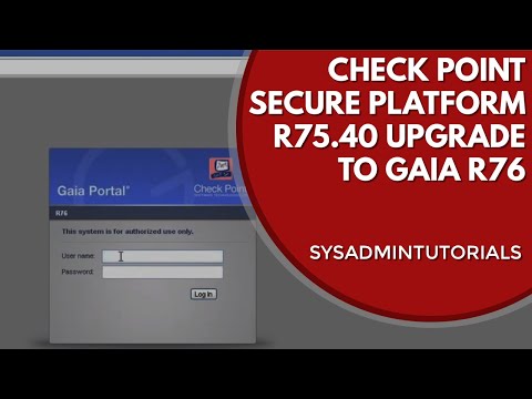 Check Point Secure Platform R75.40 Upgrade to Gaia R76