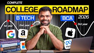 The Ultimate B.Tech/BCA Roadmap 2026 | Follow This Roadmap to Get Placed