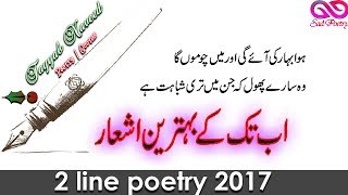 2 line poetry | Images with Music | Famous two line poetry | 2 line shayari 2017 screenshot 1
