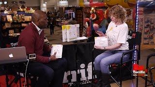 SENSEsational Alphabet at Toy Fair 2017 on BeTerrific!! Book for special needs kids!