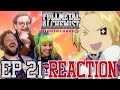 Very FUNNY and great INTRIGUE! // FMA: Brotherhood  Ep. 21 Reaction!