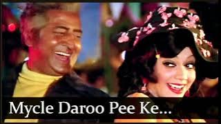 Daroo Ki Botal Mein | Kishore Kumar | Music - Laxmikant Pyarelal | Film | Majboor, 1974.