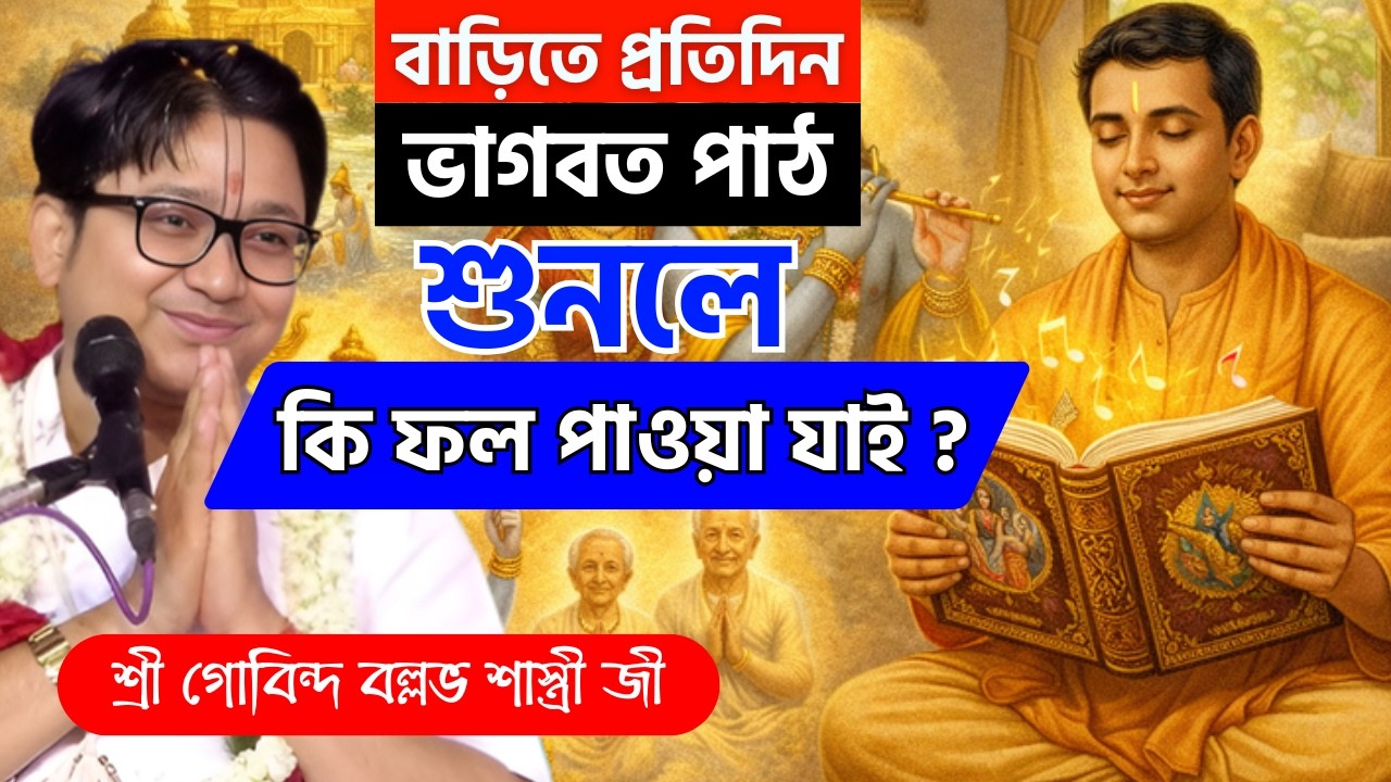 বাড়িতে প্রতিদিন ভাগবত পাঠ শুনলে কি ফল পাওয়া যাই ? Govind Ballabh Shastri Bhagwat Path