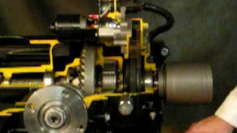 Land Rover Electronic Rear Differential Cutaway