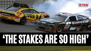 Michael McDowell's bad block triggers 'The Big One' at Talladega