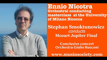 Orchestral conducting masterclass. Learn Conducting with Ennio Nicotra