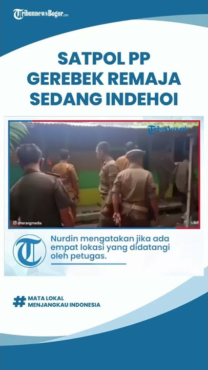 Satpol PP Gerebek 15 Pasangan ABG Mesum di Warung Berdinding Bambu, Pemilik Kafe Kena Teguran