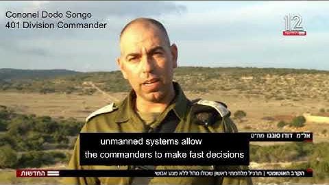 IDF Excerise in Robotic Warfare - Using Roboteam Defense