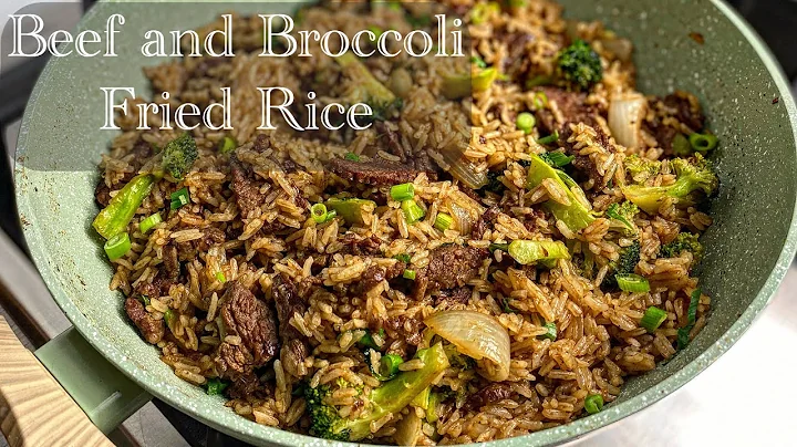 A yummy Beef and Broccoli Fried Rice Recipe. A mus...
