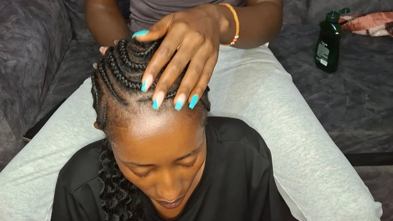 ASMR ;Satisfying scalp scratching ,Scalp oiling and Head Massage to help you sleep