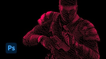 How to create a Bitmap effect on your image & logo in Adobe Photoshop