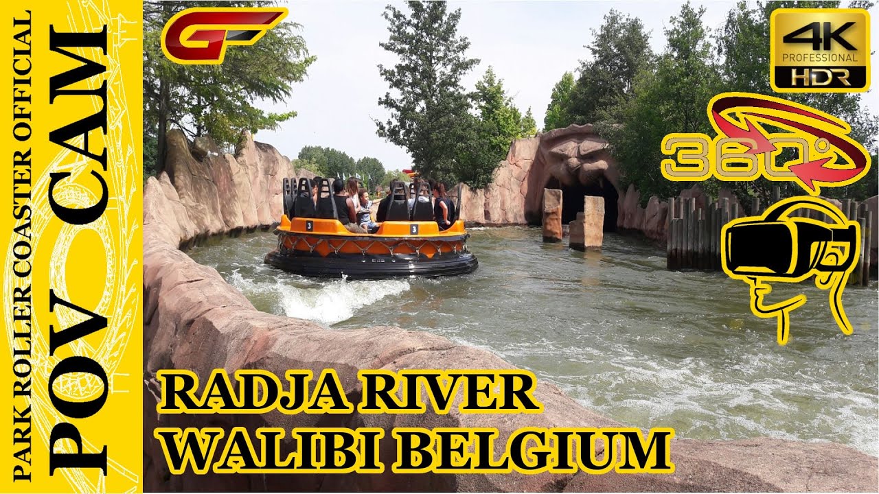 Radja River - G-Force - 360° - On Ride / POV CAM - Walibi Belgium