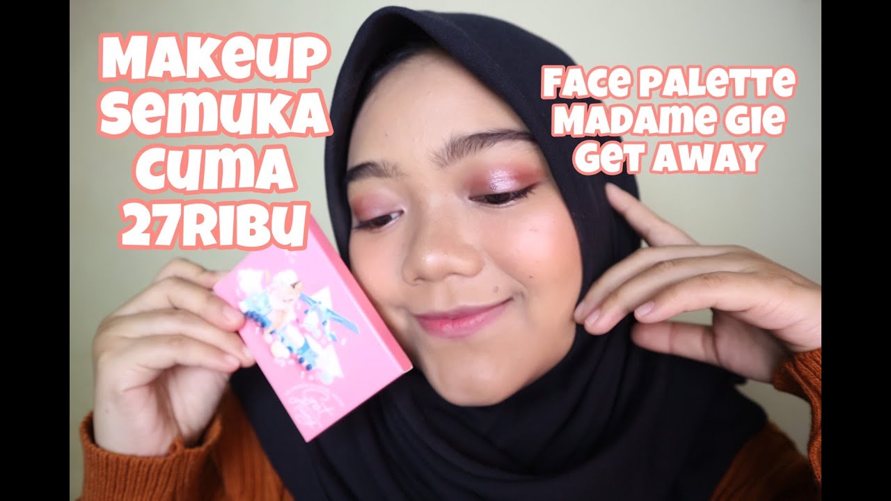 REVIEW MADAME GIE GETAWAY PALETTE + TUTORIAL FRESH MAKEUP LOOK