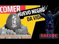 ⚫🇯🇵🍳Comer huevo negro ⚫ 🍳 hervido con agua de volcán, da suerte.🇯🇵🛤