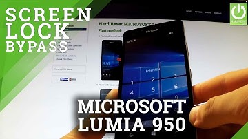 How to Hard Reset MICROSOFT Lumia 950 - Remove Pattern and  Password Lock