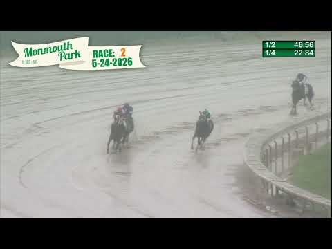 video thumbnail for MONMOUTH PARK 05-24-2026 RACE 2