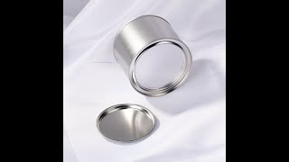 Round Tin Can Tcs-75R Metal Can