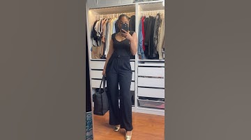 ALL BLACK CORPORATE OUTFIT | CAPSULE WARDROBE ESSENTIALS | DANIELA ELIZA #fashion