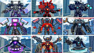 EVOLUTION TITAN TV MAN, TITAN SPEAKERMAN & TITAN CAMERAMAN VS SKIBIDI TOILET 78 BOSSES - BATTLE screenshot 4