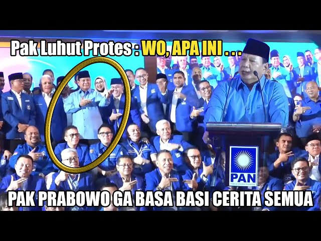 seGEDUNG Jadi Ketawa - Diprotes Pak Luhut, Prabowo Ga Basa Basi Terang2an class=