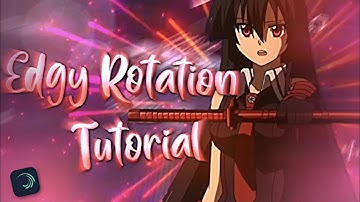 smooth edgy rotation tutorial ! Alight Motion