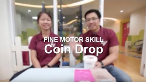 Fine Motor Skills : Coin Drop