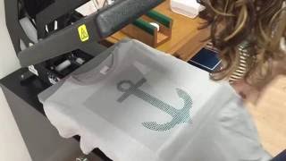 Design, Cut and Press a Rhinestone Shirt with the Silhouette Cameo 3!