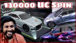 1,30,000UC🤑 Bentley Car Spin biggest uc spin in Tamil 🔥Part-1😎Thanks to Tushi keerthi & Suresh kumar