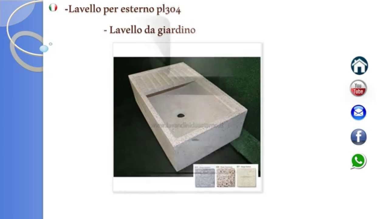 Lavello per esterno lavello da giardino pl304 youtube Lavabo da esterno