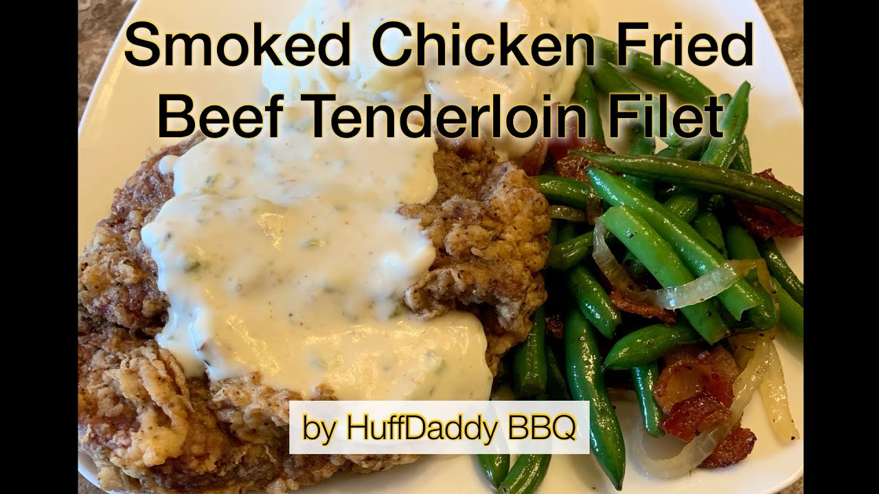 Smoked and Chicken Fried Beef Tenderloin Filet - YouTube