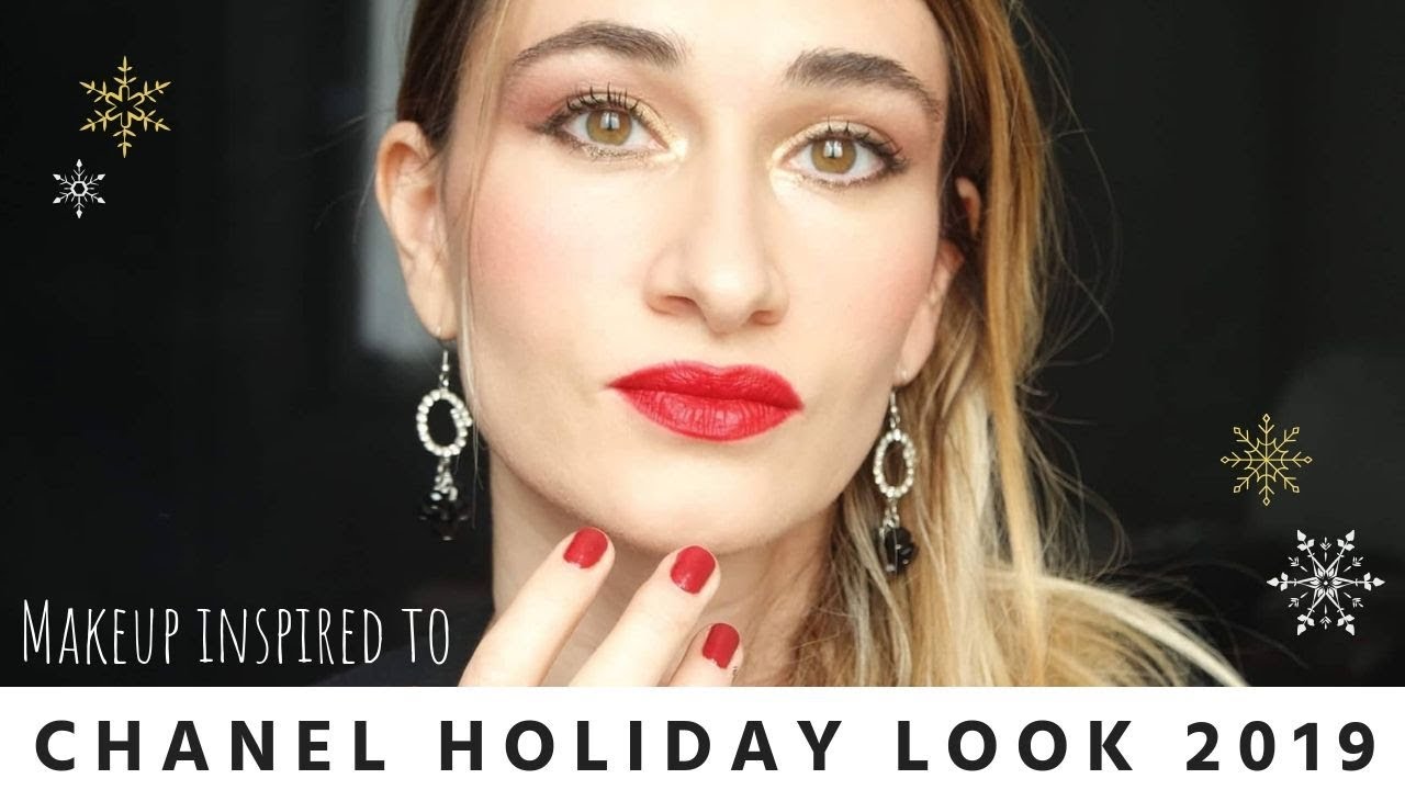 Chanel Holiday 19 Make Up Look Chanelmakeup Chanel Tutorial Inspired Youtube