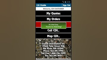 Installing CDI Mobile App. (Android)