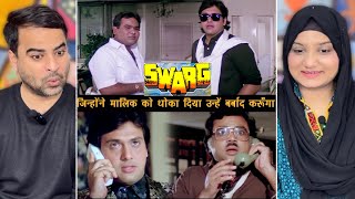 Swarg Movie Govinda Best Dialogue Scene Reaction | Govinda | Paresh Rawal | Swarg | Reaction!!!
