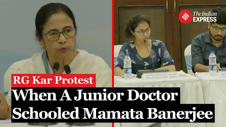 Watch: When A Junior Doctor Schooled West Bengal CM Mamata Banerjee | RG Kar Protest