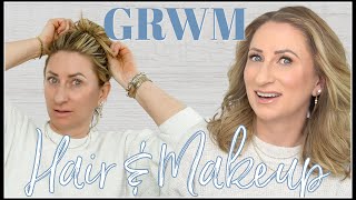 Get Ready With Me | Hair and Makeup | New Products | Over 40