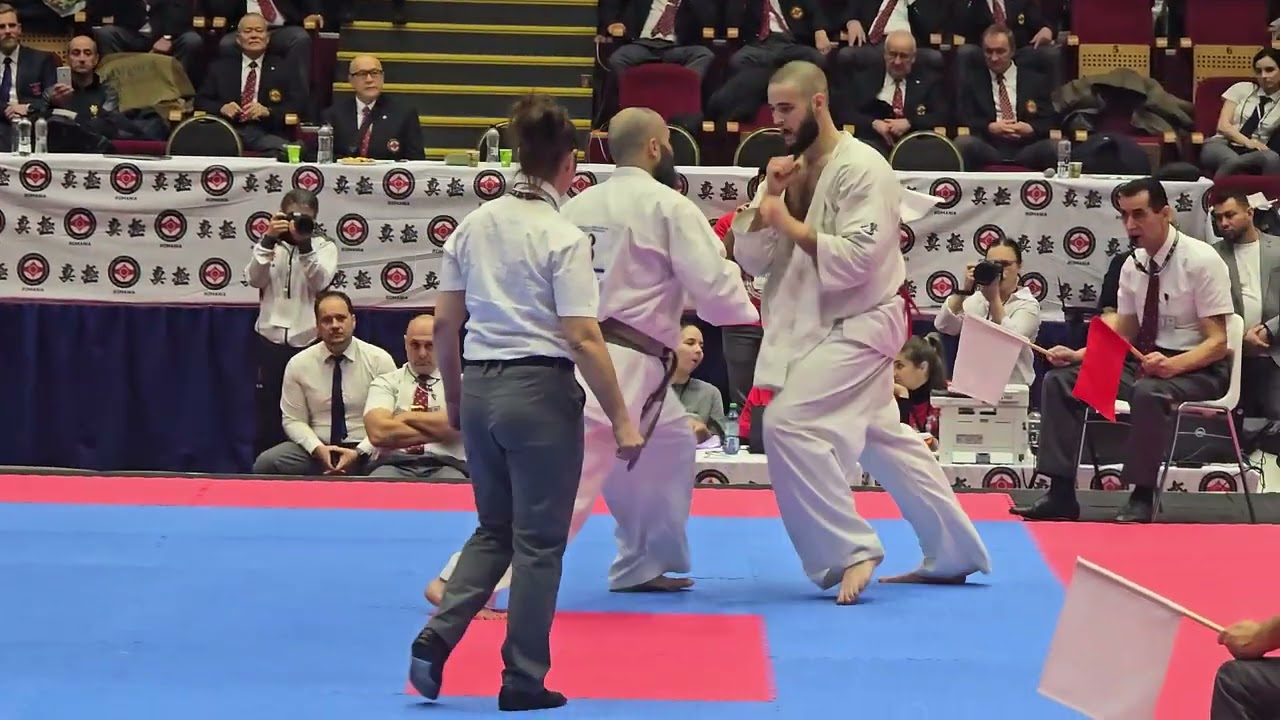 EUROPEAN OPEN ROMANIA 2025 (Alejandro Navaro VS Nolan Blatry)(3' + 2') #kyokushin #karate #lausanne 