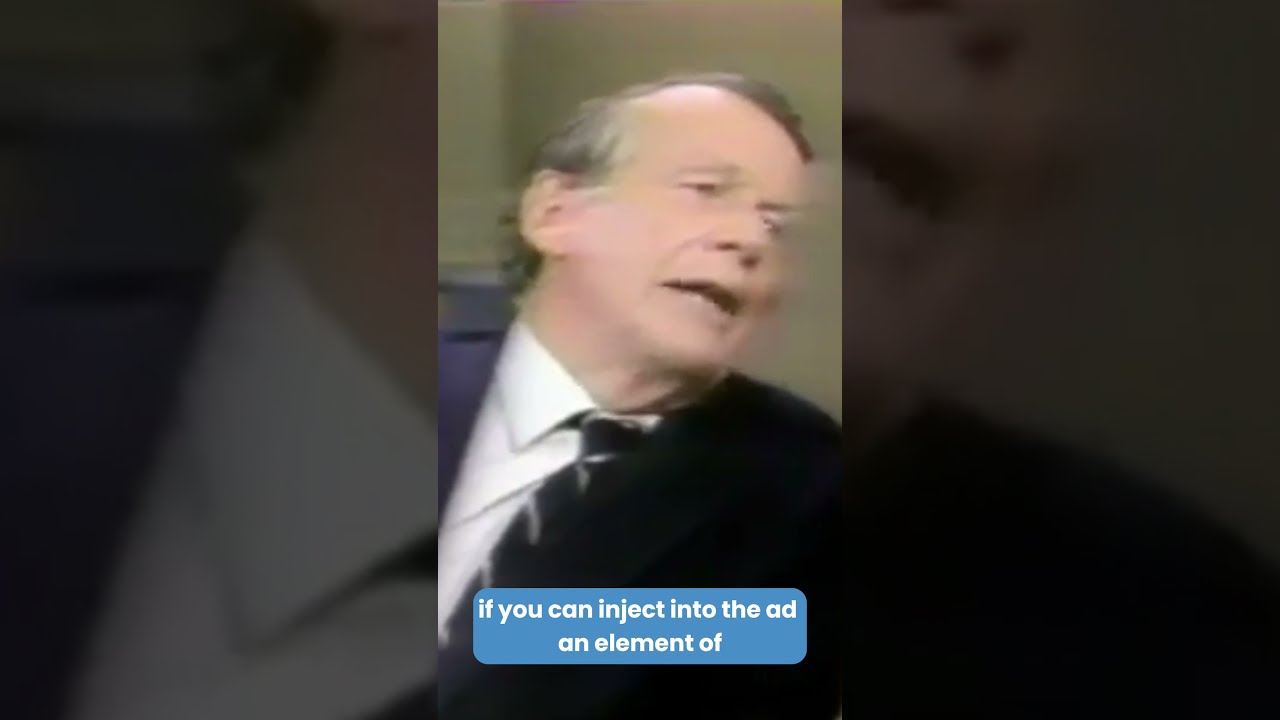 דיוויד אוגילבי על לטרמן: "אם תצליח להכניס לפרסומת אלמנט של קסם לסיפור, תעשה זאת היטב."