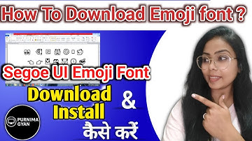 How To Download Font In MS Word || Download Emoji Font || Emoji nahi ban rahi ho to kya kare ||