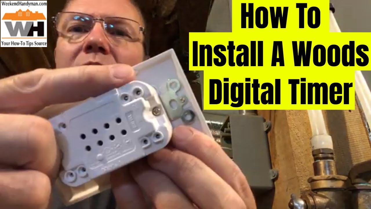 How To Replace A Fan Switch With A Digital Countdown Timer Lights Bathroom Fan Ceiling Fan