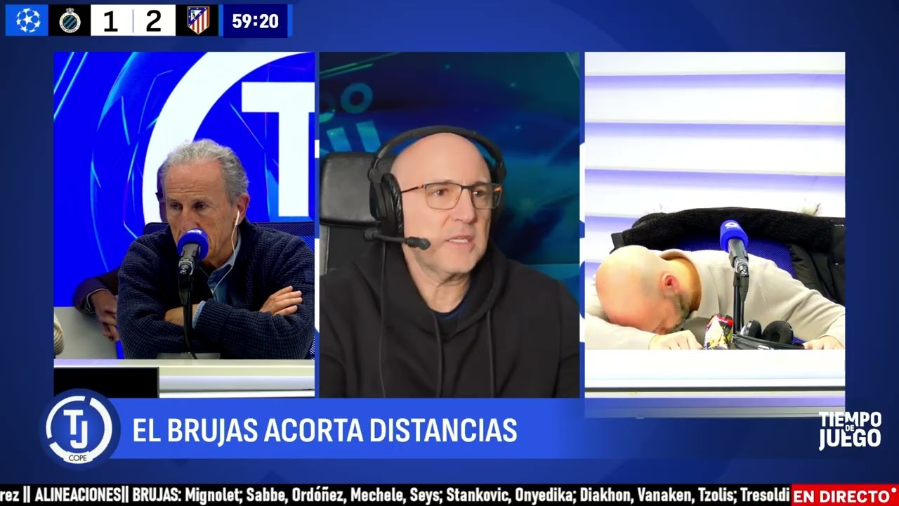 Decepción rojiblanca: el Atleti deja escapar su ventaja en Brujas