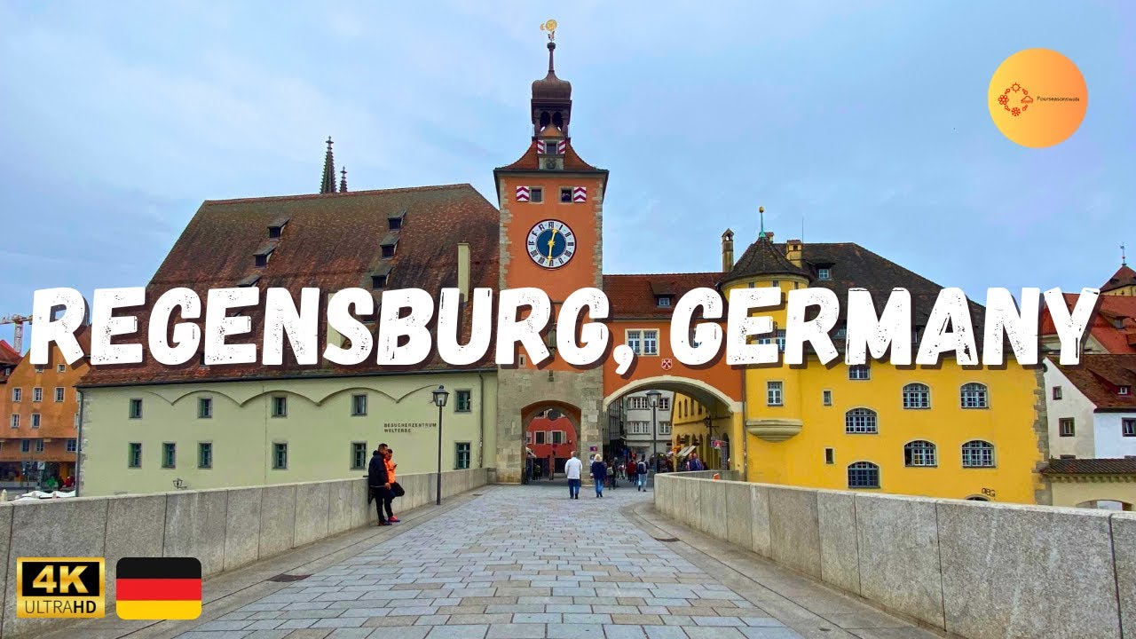 Regensburg, Germany  4K Autumn Walking Tour (2023)
